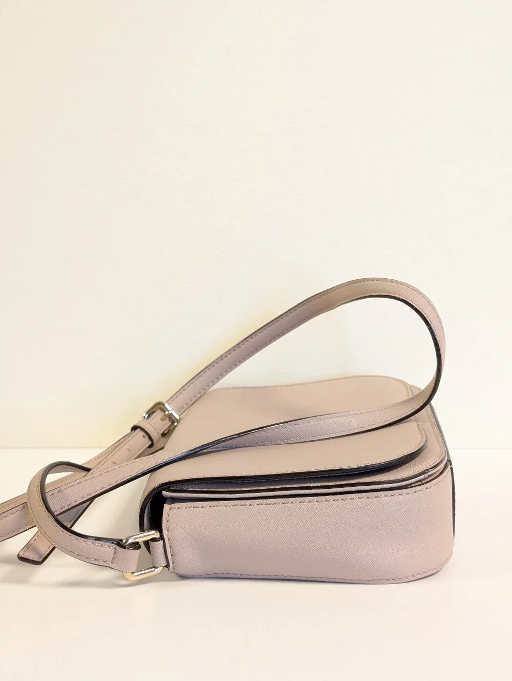Kate Spade New York Blush Taupe Saffiano Leather Crossbody